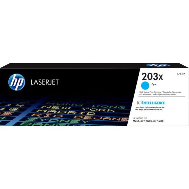 Тонер-картридж HP LaserJet 203X Cyan (CF541X)