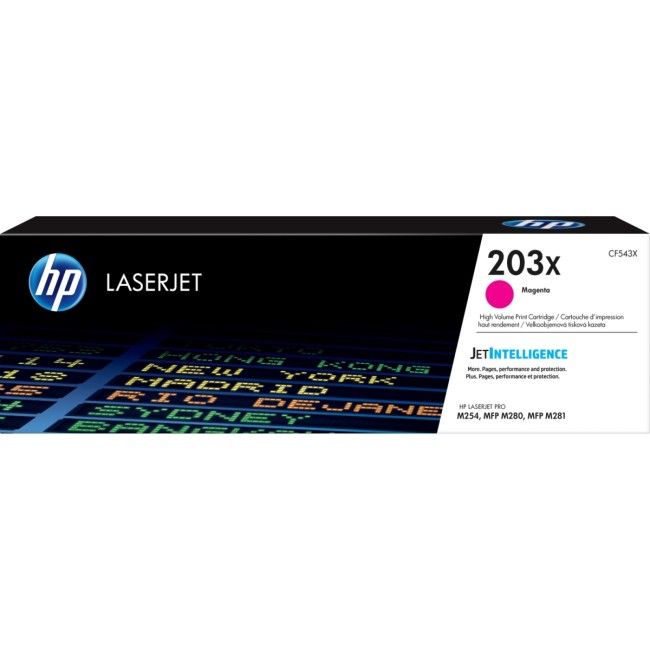 Тонер-картридж HP LaserJet 203X Magenta (CF543X)