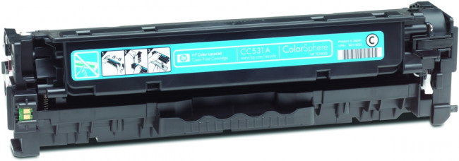Тонер-картридж HP 304A Cyan Original LaserJet Print Cartridge (CC531A) — для бизнеса и офиса Тонер-картридж HP 304A Cyan Original LaserJet Print Cartridge (CC531A) — для бизнеса и офиса