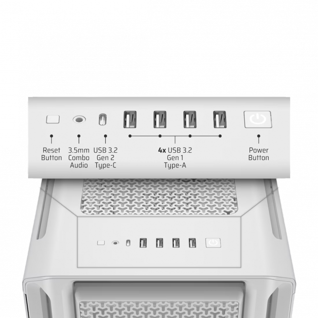 Корпус без блока питания Corsair CC-9011301-WW — для бизнеса и офиса