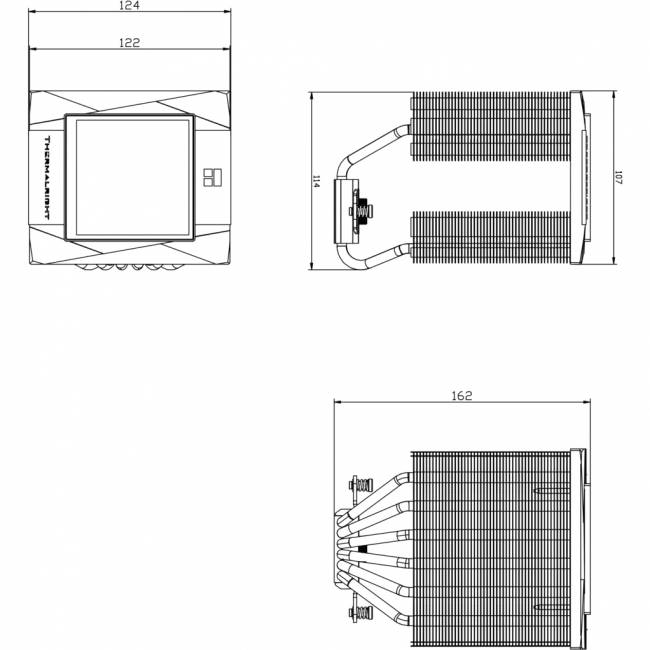 Кулер для процессора Thermalright RK120-DG-BL — для бизнеса и офиса Кулер для процессора Thermalright RK120-DG-BL — для бизнеса и офиса