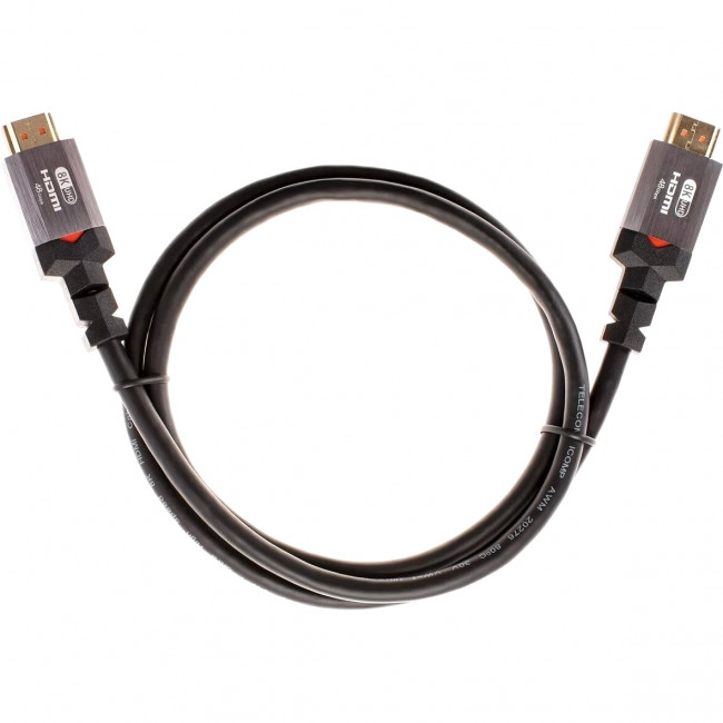 Кабель HDMI 19M/M,ver. 2.1, 8K@60 Hz 1m метал разъемы, Telecom <TCG365-1M> Telecom TCG365-1M