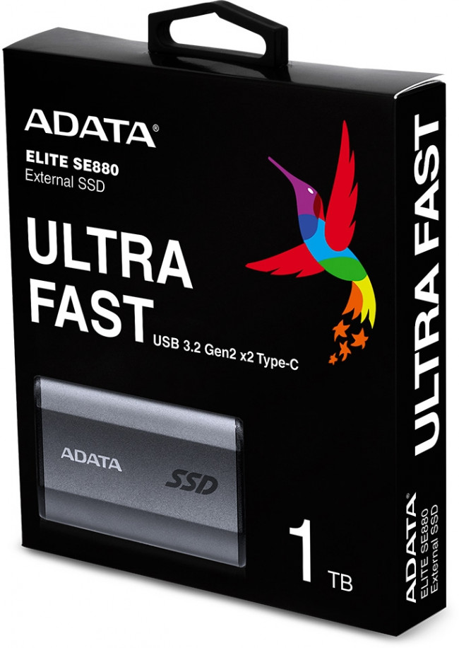 Твердотельный накопитель ADATA External SSD SE880