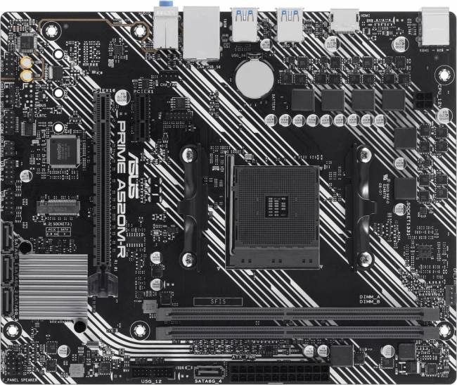 Материнская плата ASUS PRIME A520M-R — для бизнеса и офиса