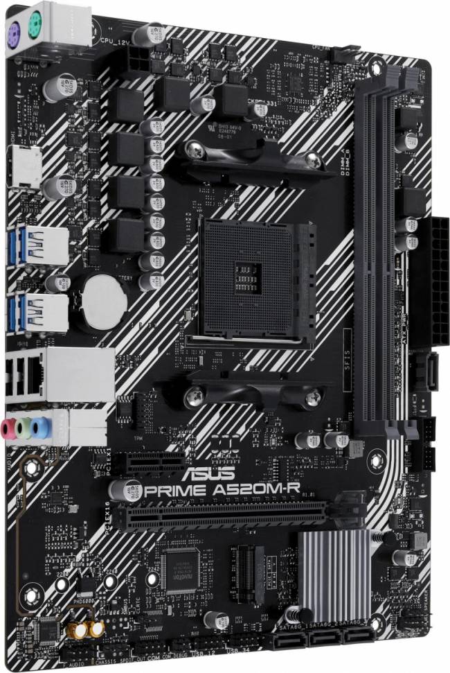 Материнская плата ASUS PRIME A520M-R — для бизнеса и офиса