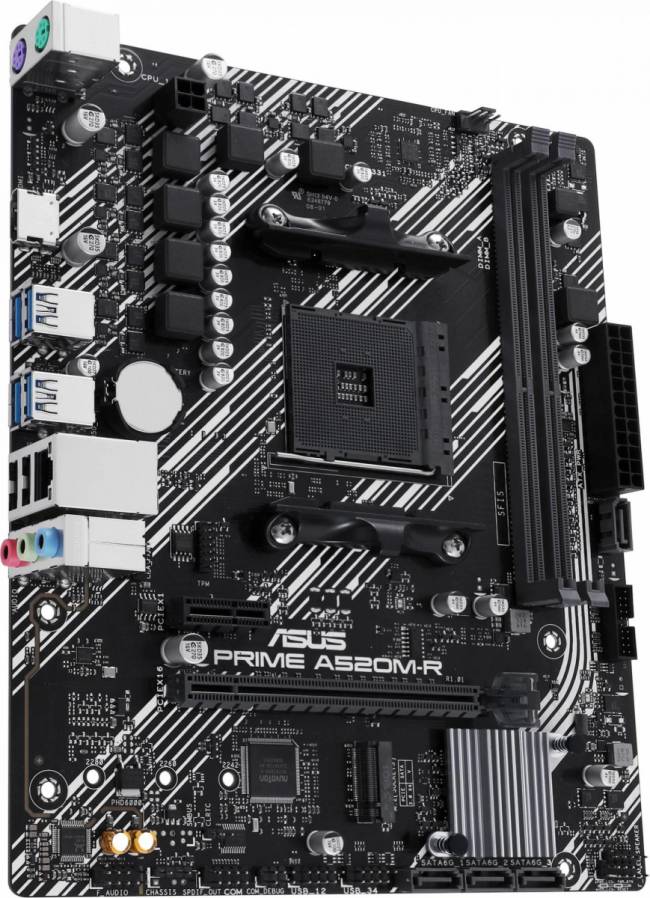 Материнская плата ASUS PRIME A520M-R — для бизнеса и офиса