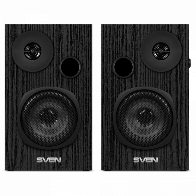 SVEN SPS-585, черный, акустическая система 2.0 (мощность 2x10 Вт (RMS)) Sven SV-019679 — для бизнеса и офиса