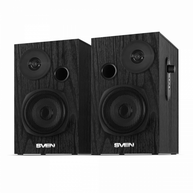 SVEN SPS-585, черный, акустическая система 2.0 (мощность 2x10 Вт (RMS)) Sven SV-019679 — для бизнеса и офиса