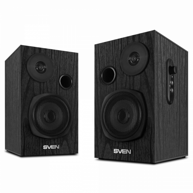 SVEN SPS-585, черный, акустическая система 2.0 (мощность 2x10 Вт (RMS)) Sven SV-019679 — для бизнеса и офиса