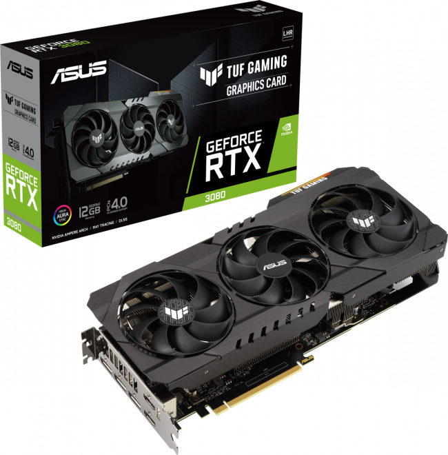 Видеокарта ASUS TUF-RTX3080-12G-GAMING — для бизнеса и офиса Видеокарта ASUS TUF-RTX3080-12G-GAMING — для бизнеса и офиса