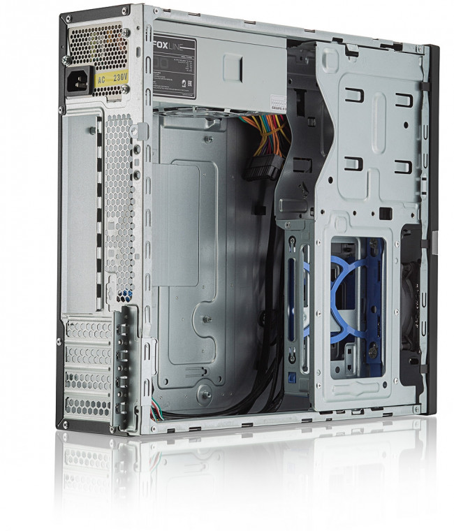 Корпус с блоком питания 300Вт. Foxline FL-211-TFX300S — для бизнеса и офиса