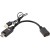 Кабель-переходник HDMI(M) +USB---> DP(F) 0.15m  4K*60Hz VCOM<CG599E> Кабель-переходник VCOM USB Type-A M+HDMI M/DisplayPort F (CG599E-0.15M)