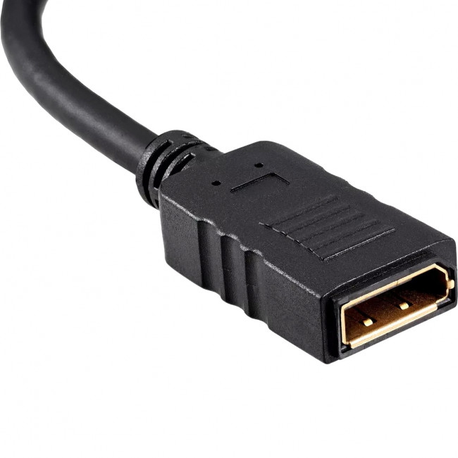 Кабель-переходник HDMI(M) +USB---> DP(F) 0.15m  4K*60Hz VCOM<CG599E> Кабель-переходник VCOM USB Type-A M+HDMI M/DisplayPort F (CG599E-0.15M)