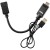 Кабель-переходник HDMI(M) +USB---> DP(F) 0.15m  4K*60Hz VCOM<CG599E> Кабель-переходник VCOM USB Type-A M+HDMI M/DisplayPort F (CG599E-0.15M)