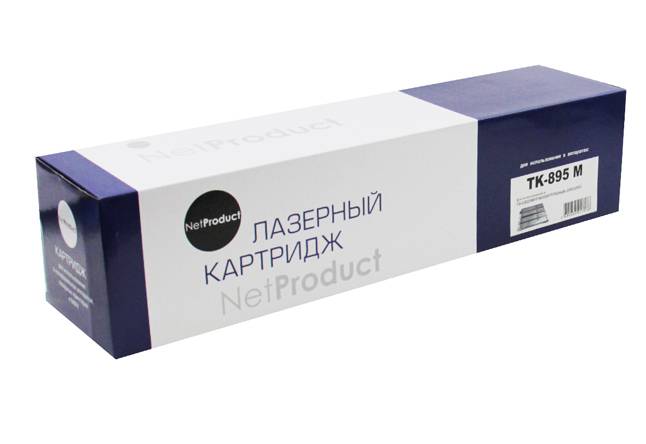 Тонер-картридж NetProduct (N-TK-895M) для Kyocera FS-C8025MFP/8020MFP, M, 6K — для бизнеса и офиса