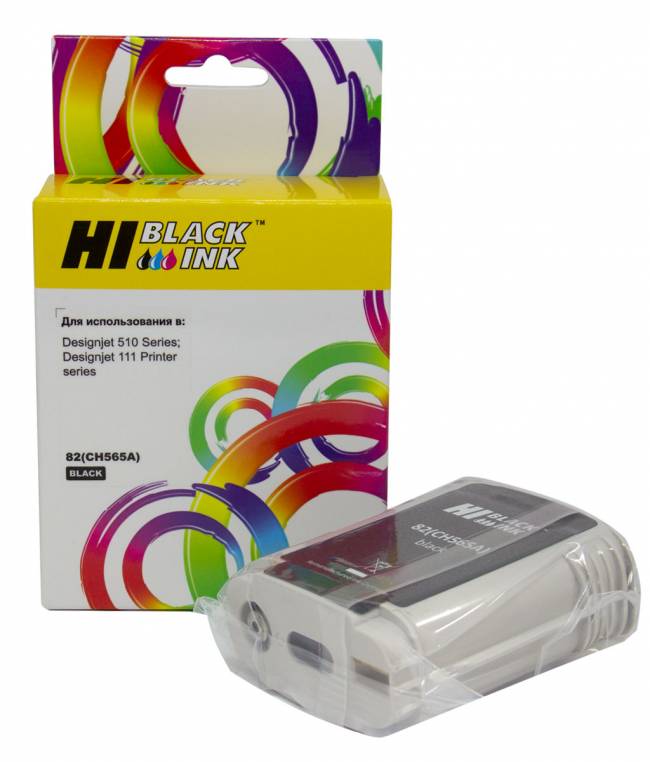 Картридж Hi-Black (HB-CH565A) для HP DJ 510, №82, Bk — для бизнеса и офиса