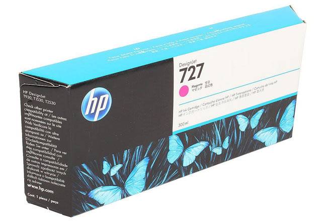 Картридж 727 для HP DJ T920/T1500, 300ml (O) magenta F9J77A — для бизнеса и офиса