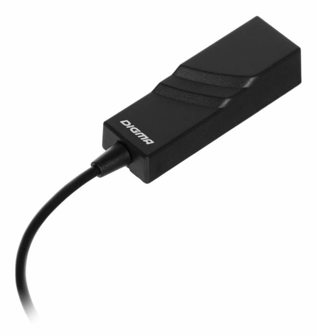 Сетевой адаптер Fast Ethernet Digma D-USBC-LAN100 — для бизнеса и офиса