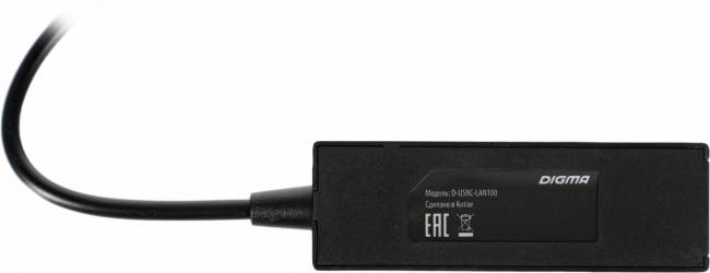 Сетевой адаптер Fast Ethernet Digma D-USBC-LAN100 — для бизнеса и офиса
