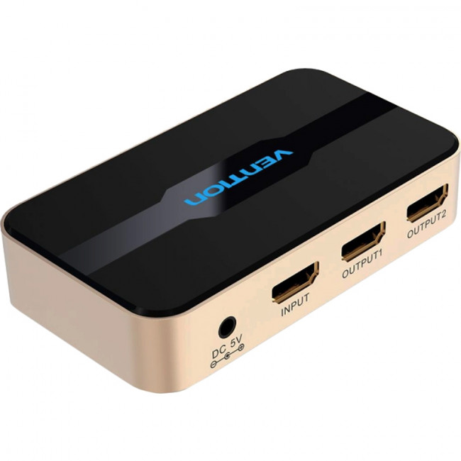 Разветвитель - сплиттер Vention HDMI 19F/2x19F на 2 монитора Разветвитель Vention HDMI 19F/HDMI 19F x 2 (ACBG0)