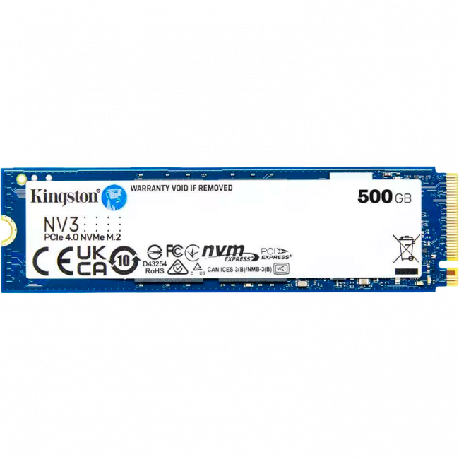 Твердотельный накопитель Kingston SNV3S/500G — для бизнеса и офиса