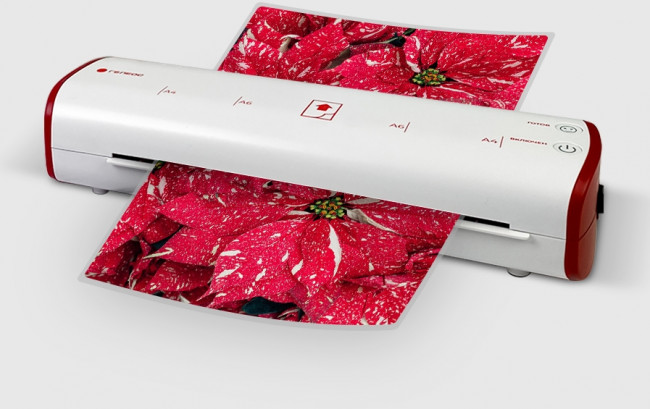 Ламинатор ГЕЛЕОС ЛМ A4 Модерн белый+красный Гелеос ЛМ A4 Модерн белый+красный