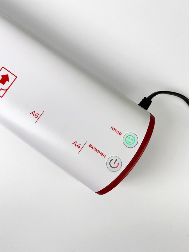 Ламинатор ГЕЛЕОС ЛМ A4 Модерн белый+красный Гелеос ЛМ A4 Модерн белый+красный