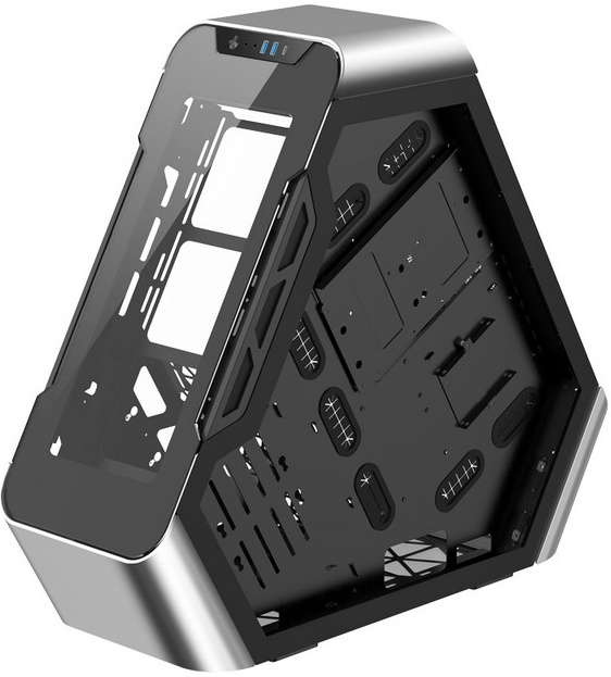 Корпус без блока питания JONSBO TR03-G Silver — для бизнеса и офиса Корпус без блока питания JONSBO TR03-G Silver — для бизнеса и офиса