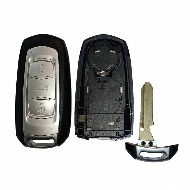 Корпус смарт ключа GEELY 3 кнопки, с лого — для бизнеса и офиса