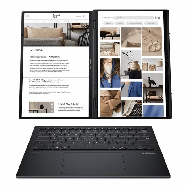 Ноутбук ASUS UX8406CA-QL345X (90NB14X1-M00M30) — для бизнеса и офиса Ноутбук ASUS UX8406CA-QL345X (90NB14X1-M00M30) — для бизнеса и офиса