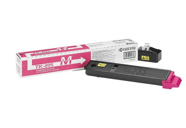 Картридж TK-895M Kyocera FS-C8020MFP/C8025MFP/C8520MFP/C8525MFP, 6К (O) малиновый 1T02K0BNL0 — для бизнеса и офиса