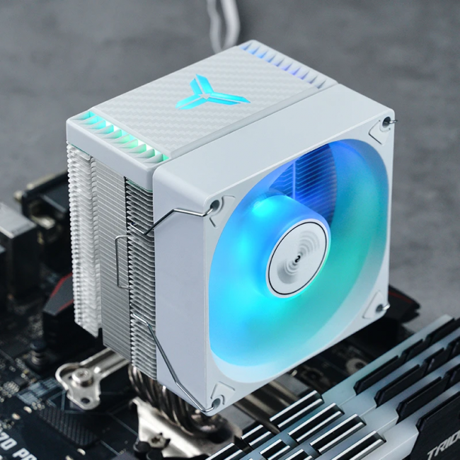 Кулер для процессора JONSBO CPU Cooler CR-1400 EVO ARGB White — для бизнеса и офиса