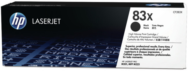 Тонер-картридж HP 83X Black Original LaserJet Toner Cartridge (CF283X) — для бизнеса и офиса Тонер-картридж HP 83X Black Original LaserJet Toner Cartridge (CF283X) — для бизнеса и офиса