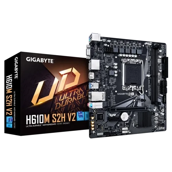 Материнская плата GIGABYTE H610M S2H V2 — для бизнеса и офиса