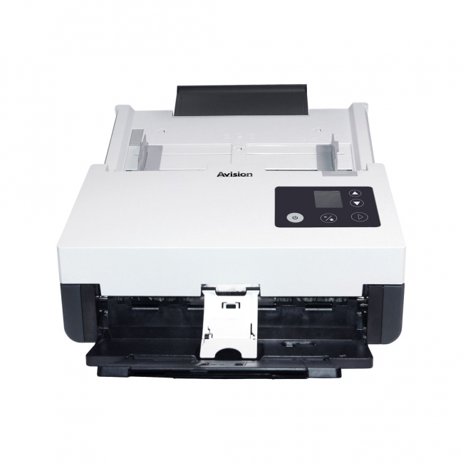 AD345GWN Документ-сканер, цветной, двусторонний, 60 стр./мин, ADF 100, A4, USB 3.2, Ethernet, Wi-Fi, нагрузка 10000 стр./день Avision 000-1012-02G — для бизнеса и офиса