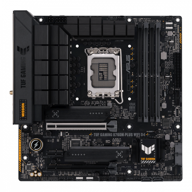 Материнская плата ASUS TUF GAMING B760M-PLUS WIFI D4 — для бизнеса и офиса Материнская плата ASUS TUF GAMING B760M-PLUS WIFI D4 — для бизнеса и офиса