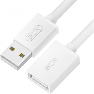 GCR Удлинитель 0.75m USB 2.0 AM/AF, белый, GCR-55061 Удлинитель Greenconnect 0.75 м (GCR-55061)