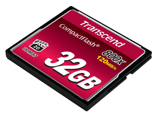 Карта памяти Transcend CompactFlash 800 32GB — для бизнеса и офиса