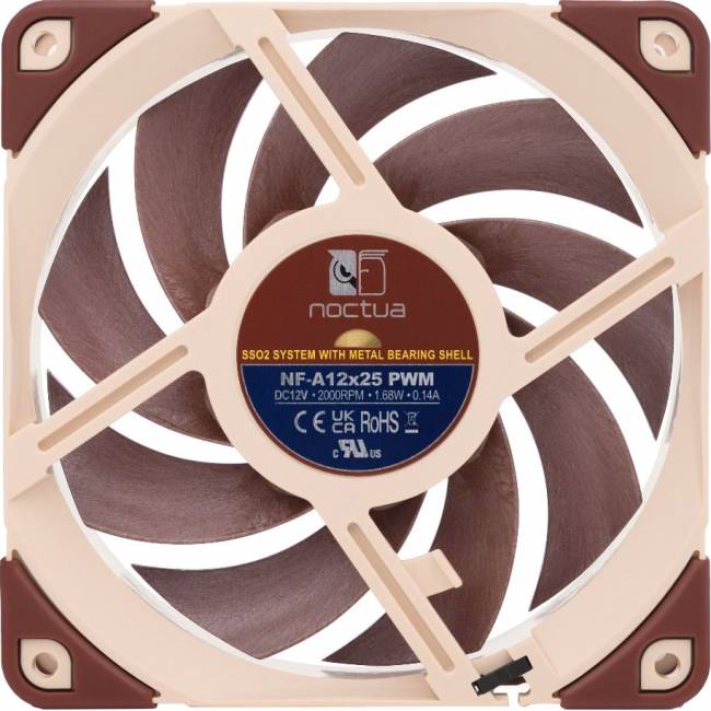 Кулер для корпуса Noctua NF-A12x25 PWM — для бизнеса и офиса