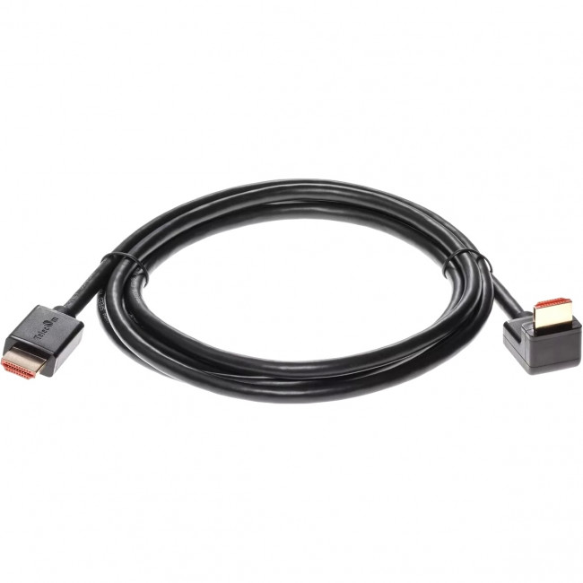 Кабель HDMI---HDMI ver 2.0 угловой коннектор 90град  2м,Telecom <TCG225-2M> Telecom TCG225-2M