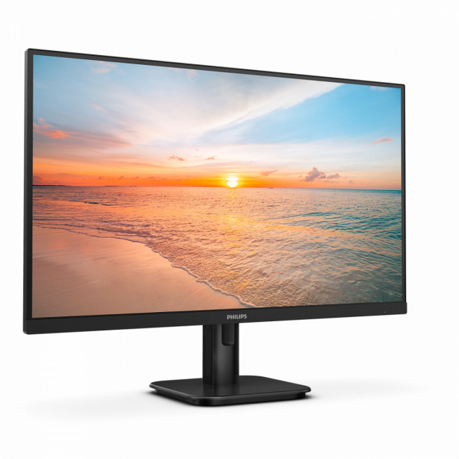 Монитор Philips 27E1N1800A 27'', 3840x2160, IPS, 60hz, 10M:1, 350cd, 4ms, 2xHDMI 2.0, DP 1.4, VESA, 3Y, Black Philips 27E1N1800A — для бизнеса и офиса