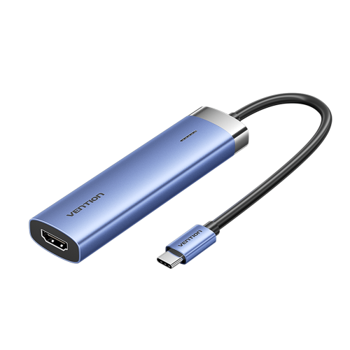 Мультифункциональный хаб Vention USB Type C 5 в 1 Vention TGESB — для бизнеса и офиса Мультифункциональный хаб Vention USB Type C 5 в 1 Vention TGESB — для бизнеса и офиса