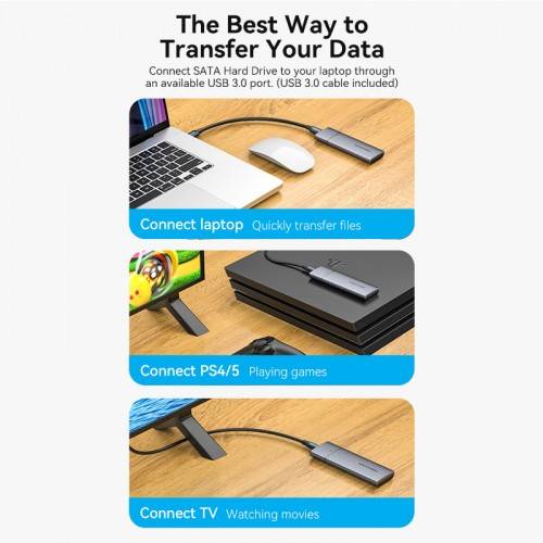 Корпус для SSD Vention USB 3.1 Gen 2-C M.2 NGFF (B-Key/B&M Key) Серый Vention KPFH0 — для бизнеса и офиса Корпус для SSD Vention USB 3.1 Gen 2-C M.2 NGFF (B-Key/B&M Key) Серый Vention KPFH0 — для бизнеса и офиса