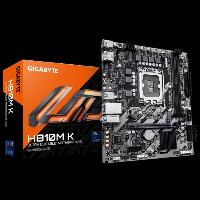 Материнская плата Gigabyte H810M K — для бизнеса и офиса