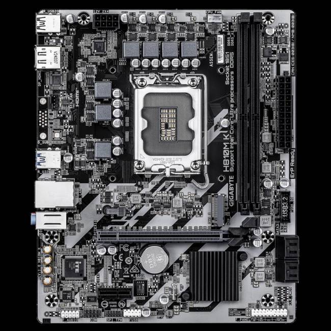 Материнская плата Gigabyte H810M K — для бизнеса и офиса