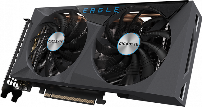 Видеокарта Gigabyte GV-N3060EAGLE OC-12GD Rev 2.0. LHR version — для бизнеса и офиса