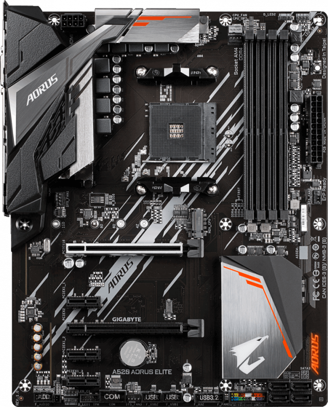 Материнская плата Gigabyte A520 AORUS ELITE (rev. 1.0) — для бизнеса и офиса Материнская плата Gigabyte A520 AORUS ELITE (rev. 1.0) — для бизнеса и офиса