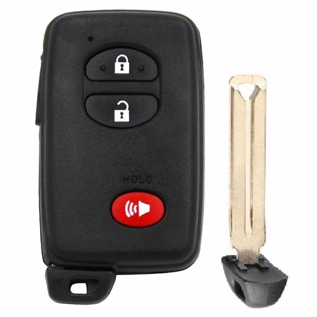 Корпус смарт ключа TOYOTA 2+1 кнопки + вставка TOY48 — для бизнеса и офиса Корпус смарт ключа TOYOTA 2+1 кнопки + вставка TOY48 — для бизнеса и офиса