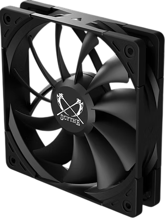 Кулер для корпуса Scythe Kaze Flex II 120 Black — для бизнеса и офиса