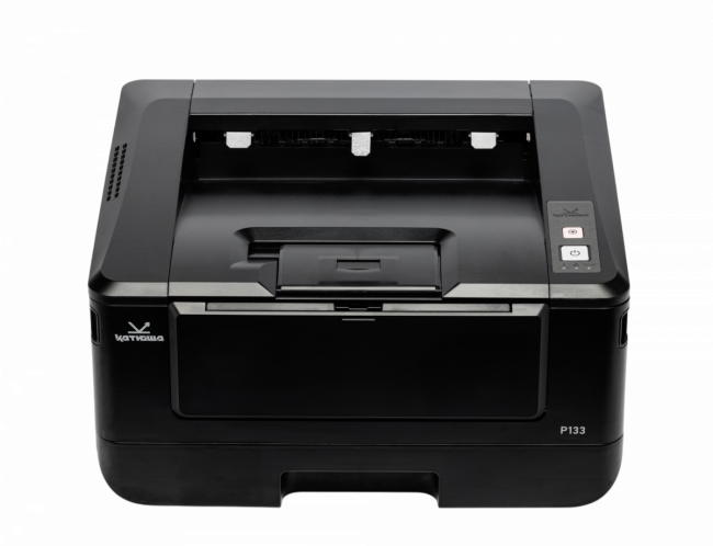 Принтер Катюша P133-256  (А4, принтер лазерный, Ч/Б, 33 стр/мин А4, двусторонняя печать 8 стр/мин А4, макс. разрешение печати 1200х1200 dpi; процессор 1000 МГц, оперативная память 256 МБ RAM, лоток подачи 250 листов (60-120 г/м2 ), обходной лоток 10 листо — для бизнеса и офиса